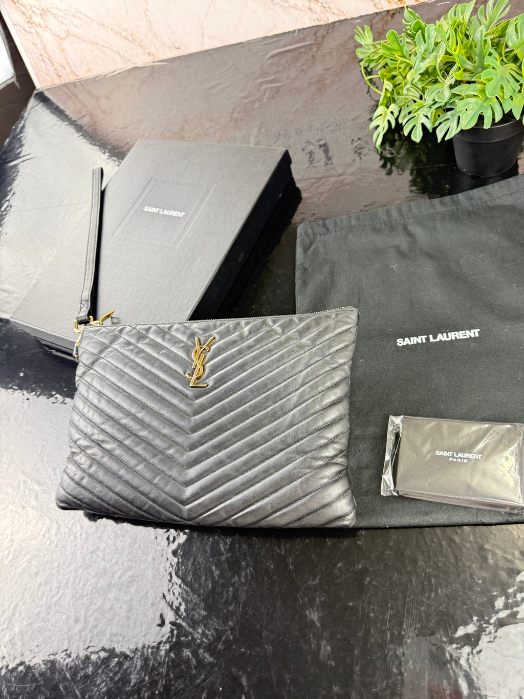 Pochette Saint Laurent autentica✅